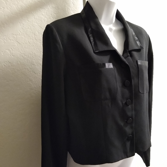Laundry by Shelli Segal 12 Medium Black Jacket -- Final Price - Picture 3 of 7